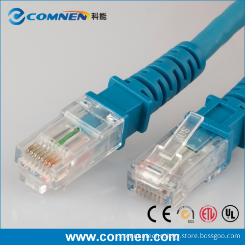 24awg bare copper utp cat6 pure copper patch cord
